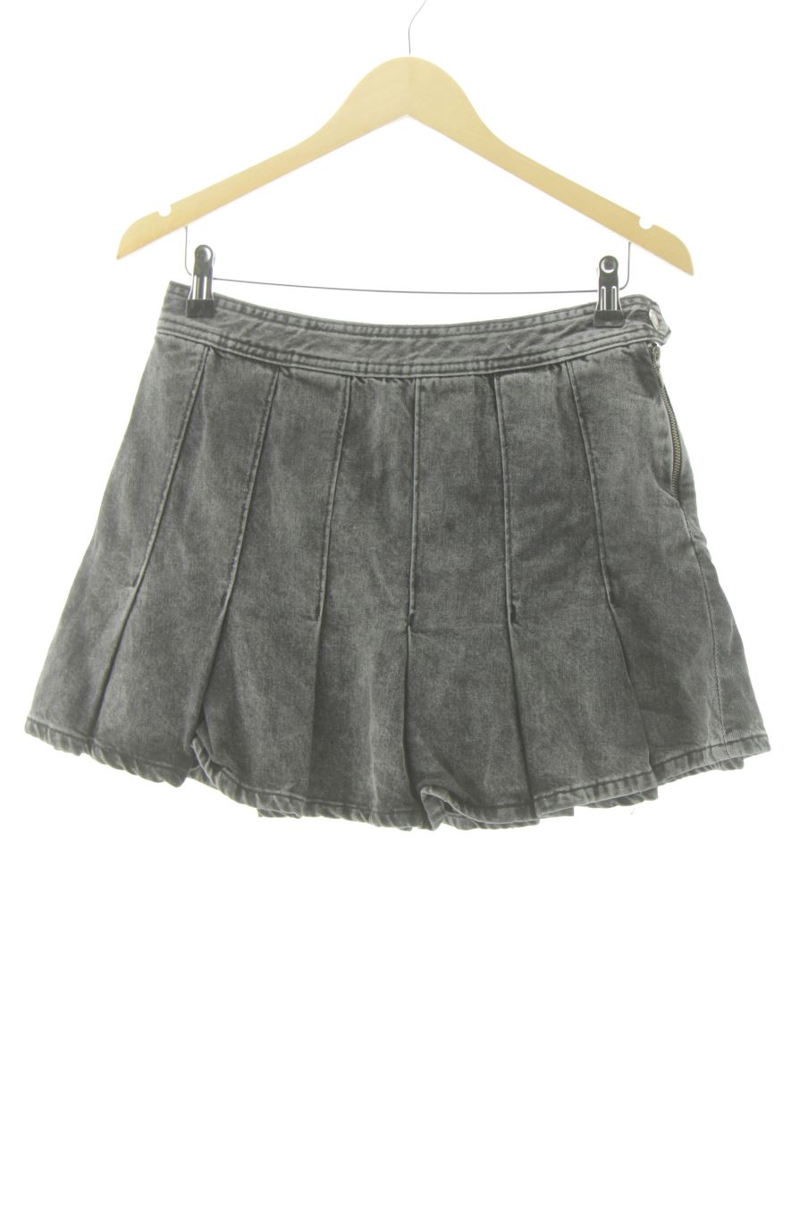 Jupe Zara de la taille M, de couleur gris de denim