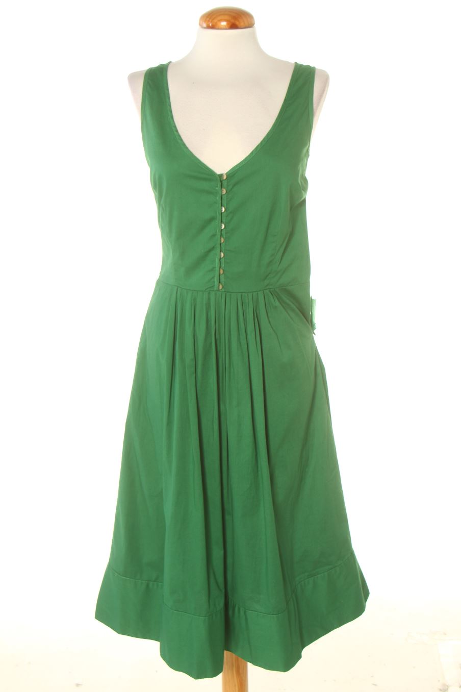 Robe casual Zara de la taille XS, de couleur vert