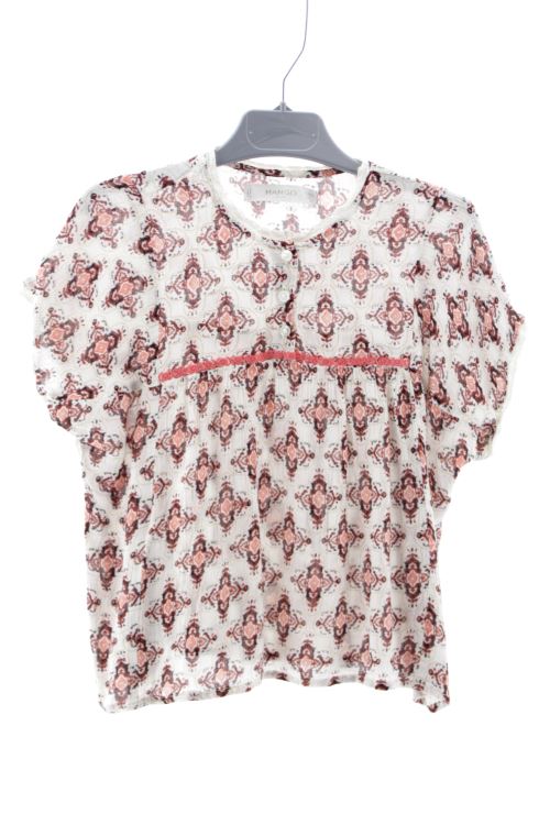 Blusa a maniche corte