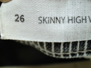 Jeans von Subdued Größe 36, Farbe Gestreift, aus Jeanskleidung für