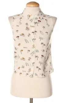 Chemise sans manches XS Bershka, photo 1 sur 2