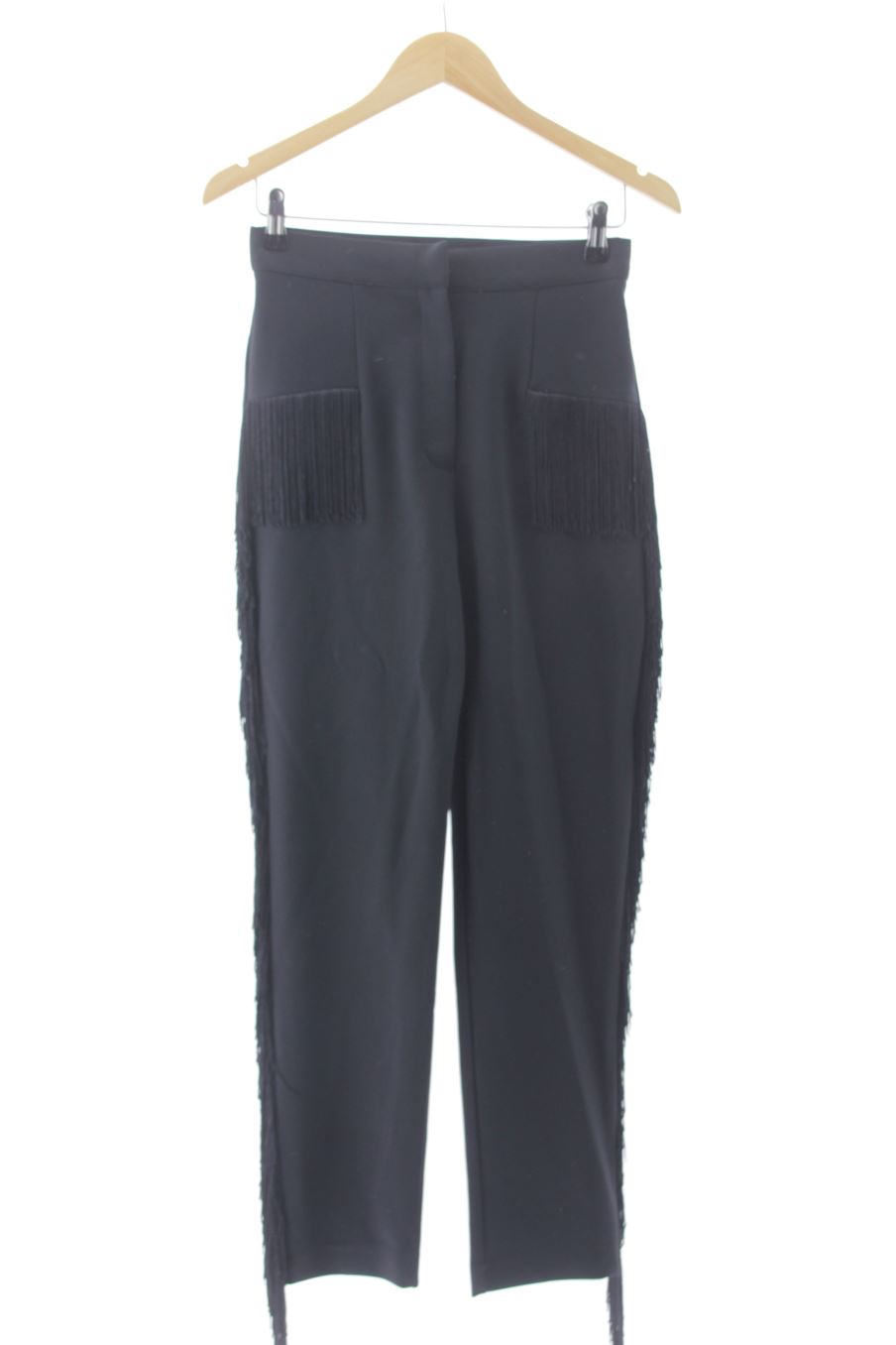 Pantalón de Zara de la talla S, de color negro