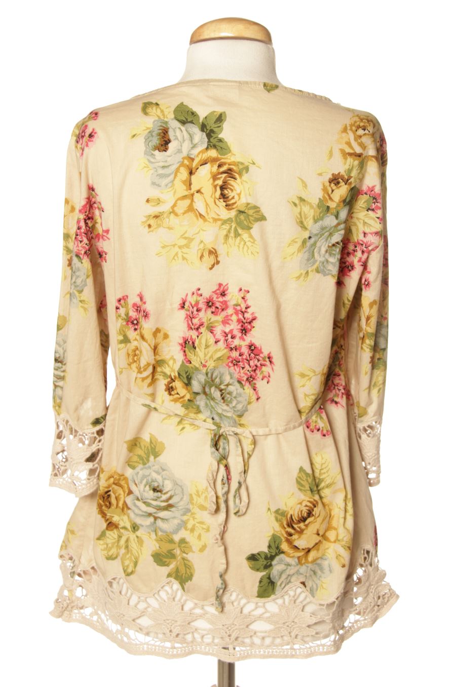 Langärmelige Bluse von Esprit Größe 42, Farbe Geblümt, für