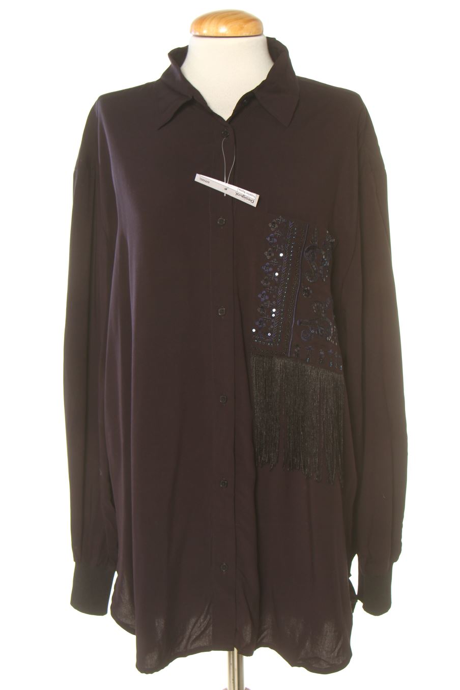 Hemd von Desigual Größe L, Farbe Schwarz, für