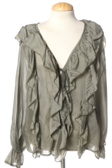 Blusa a maniche lunghe Unica Made in italy
