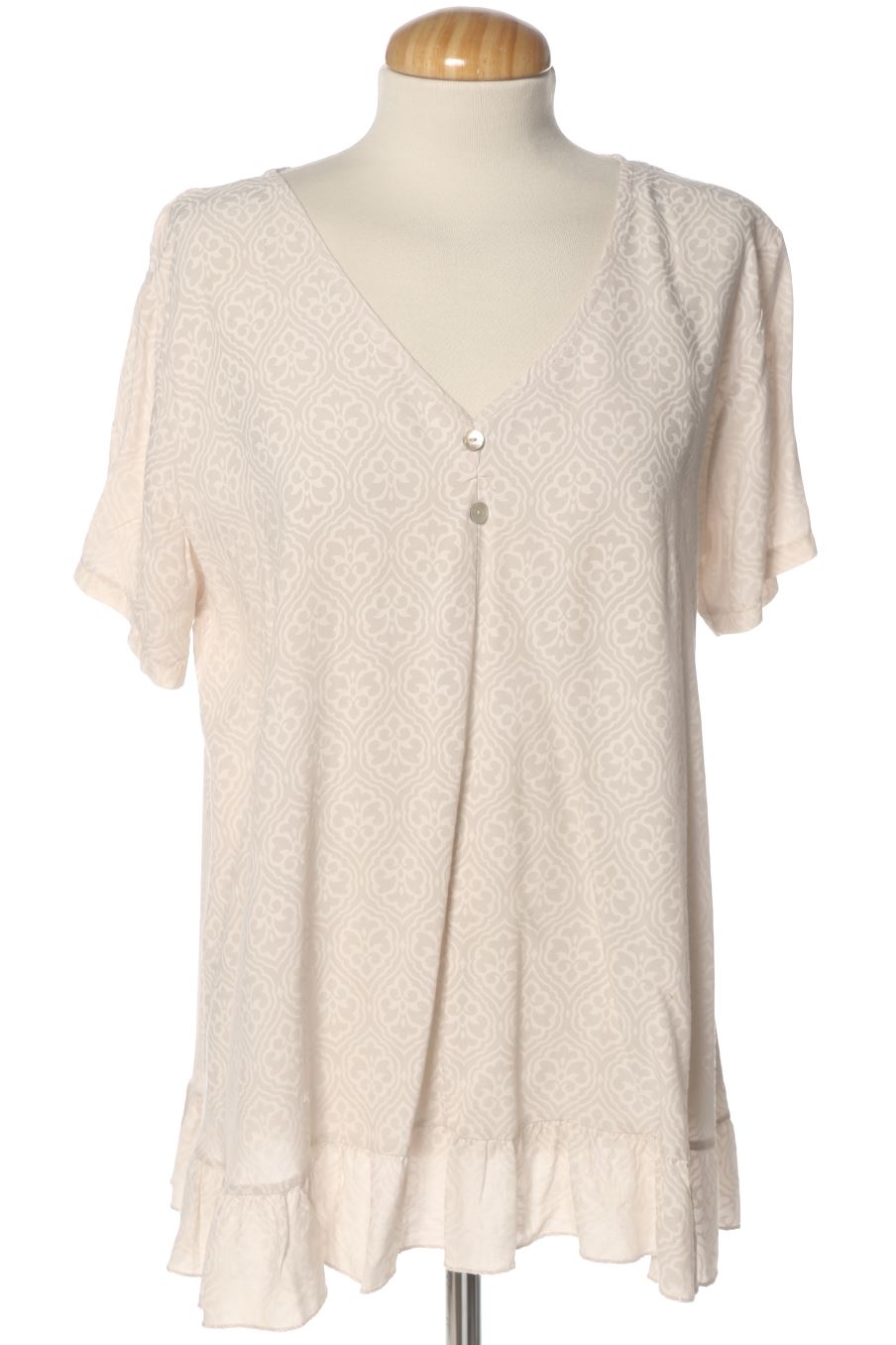 Blusa de manga corta de PERCENTIL de la talla XL, de color estampado