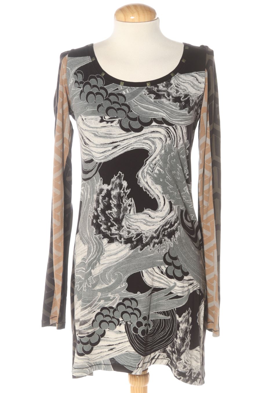 Einfaches Kleid von Custo Barcelona Größe S, Farbe Aufdruck, für