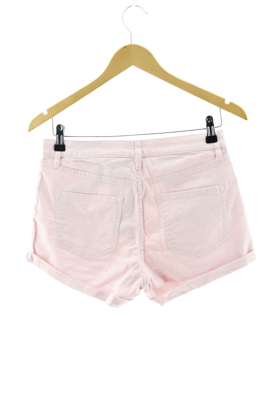 Pantalones cortos de deporte de H&M de la talla 36, de color rosa de ropa vaquera