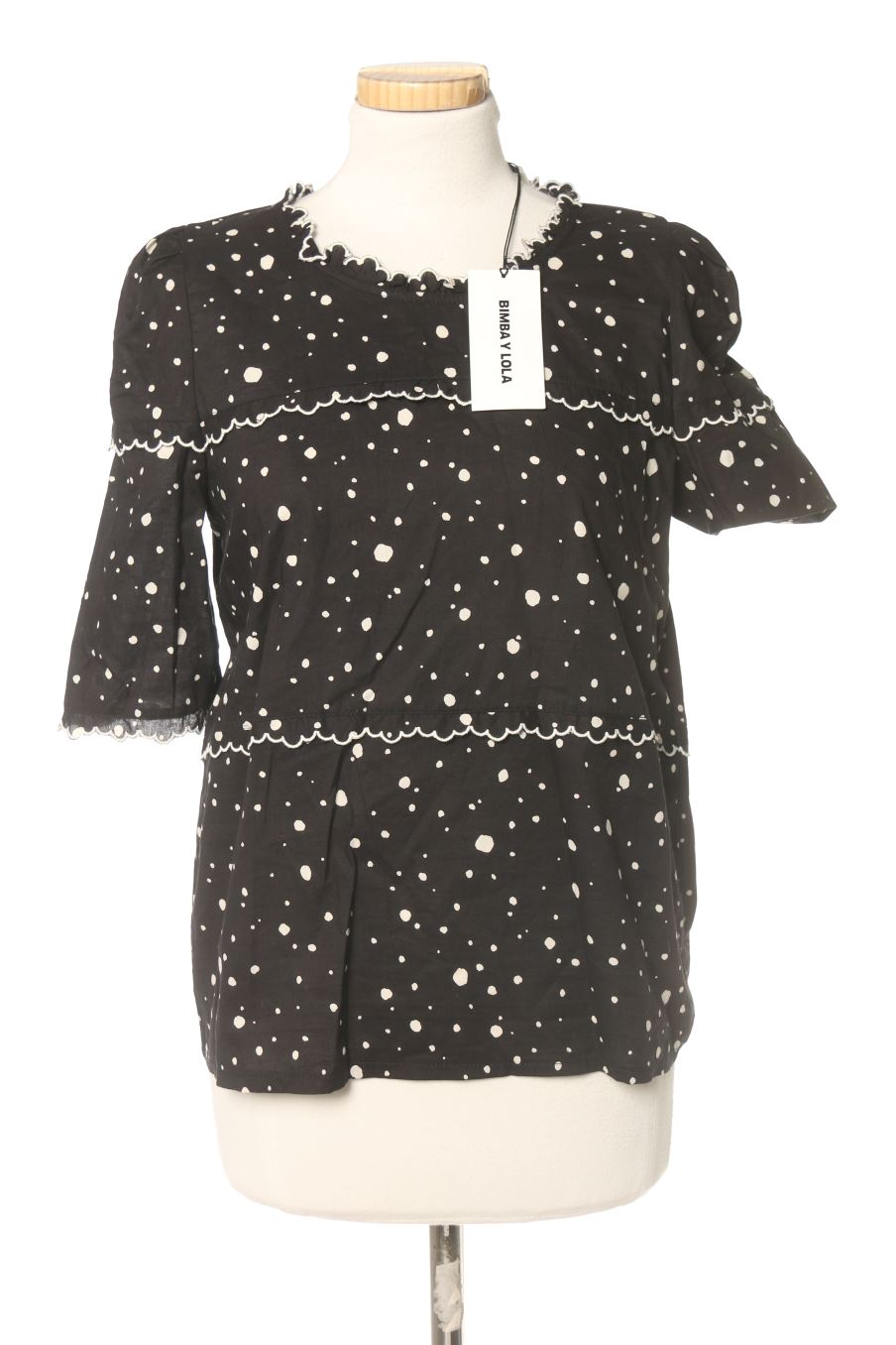 Blouse à manches longues BIMBA Y LOLA de la taille XS, de couleur noir