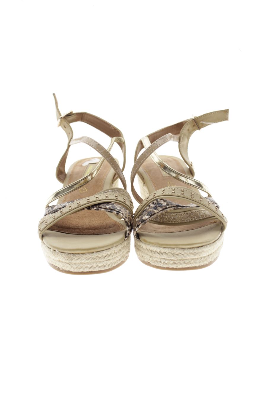 Plataformas de MariaMare de la talla 40, de color beige de