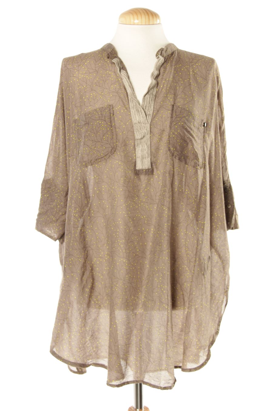 Blouse à manches courtes One step de la taille 40, de couleur marron