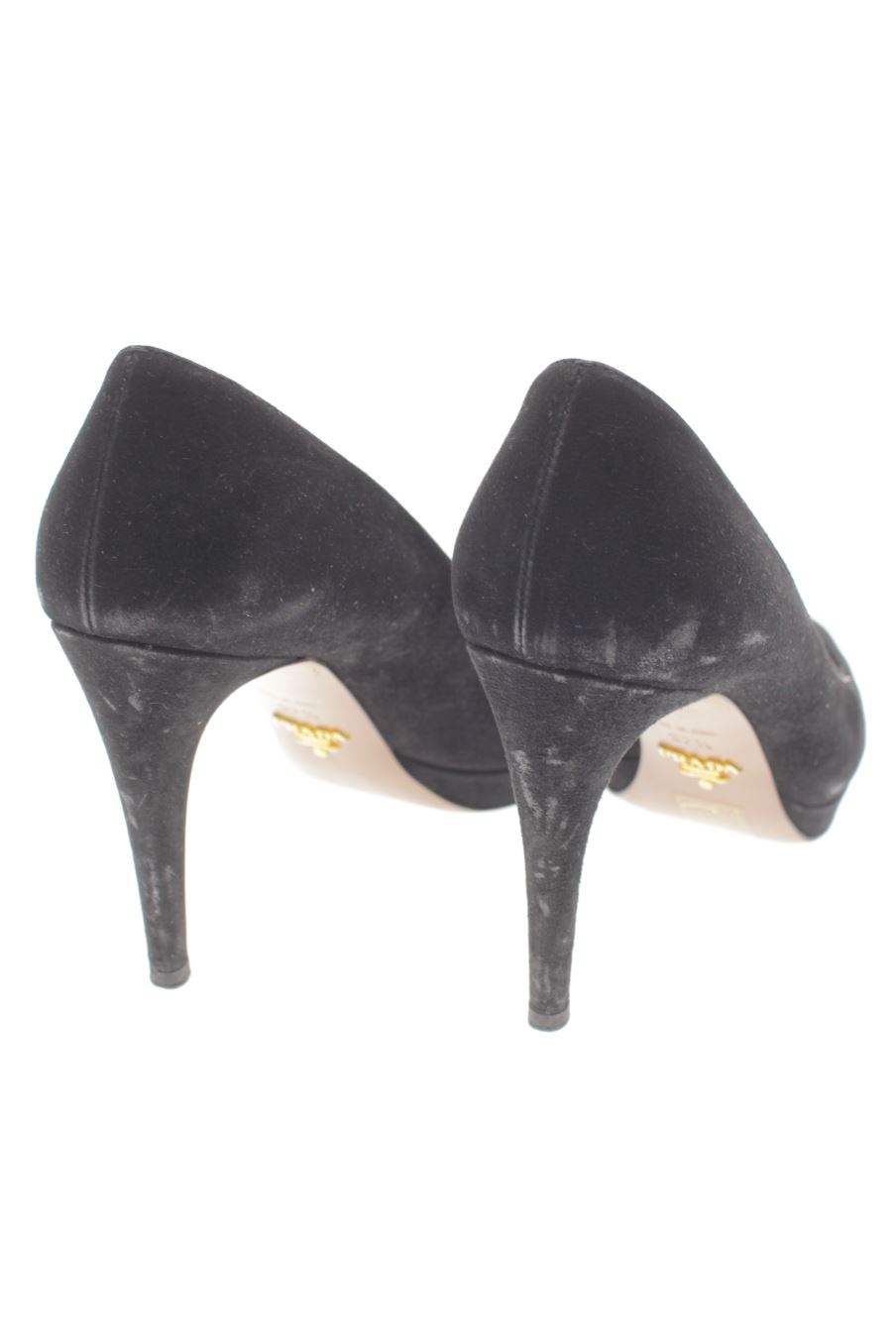 Zapatos de tacon de Prada de la talla 37, de color negro de