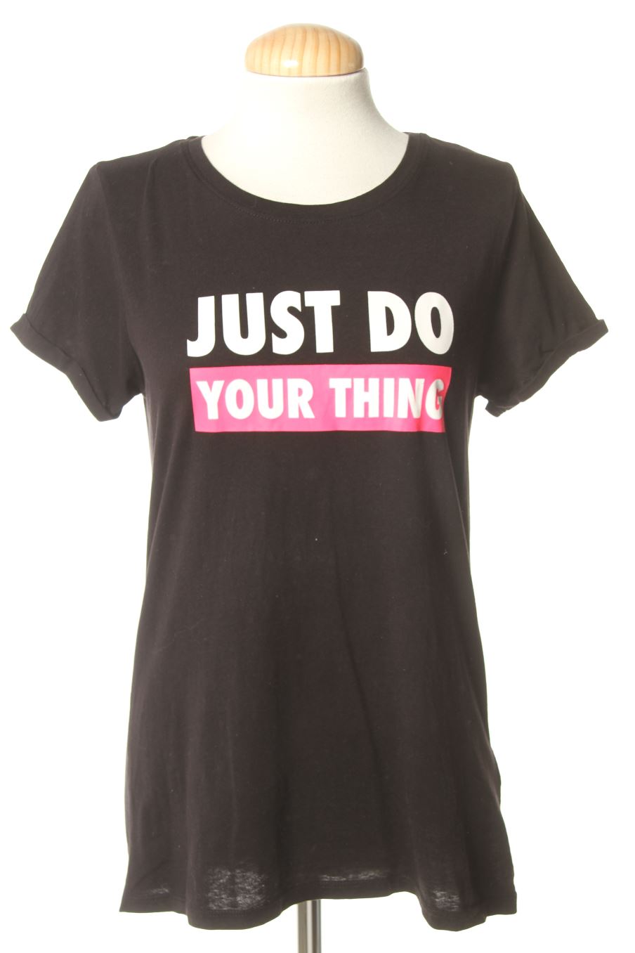 Camiseta de FB sister de la talla S, de color negro