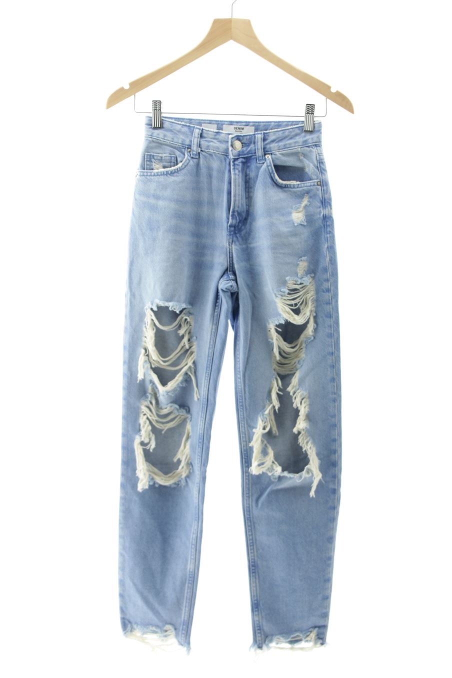 Jeans de Bershka de la talla 32, de color blu