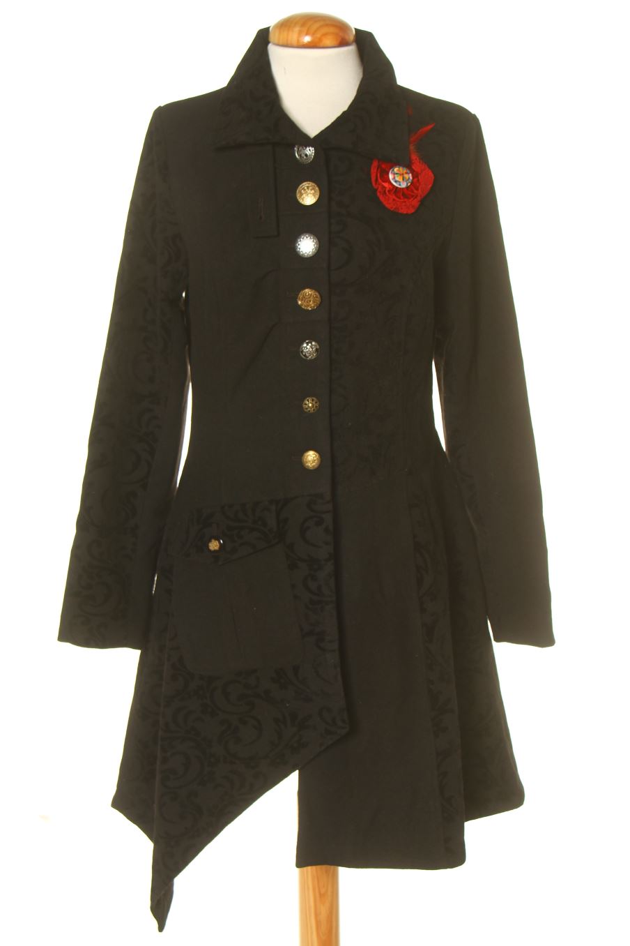 Manteau Rainbow de la taille 34, de couleur noir