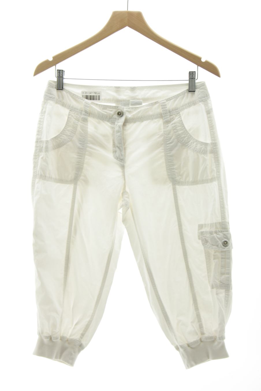 Pantalon Casual Camaieu de la taille 40, de couleur blanc