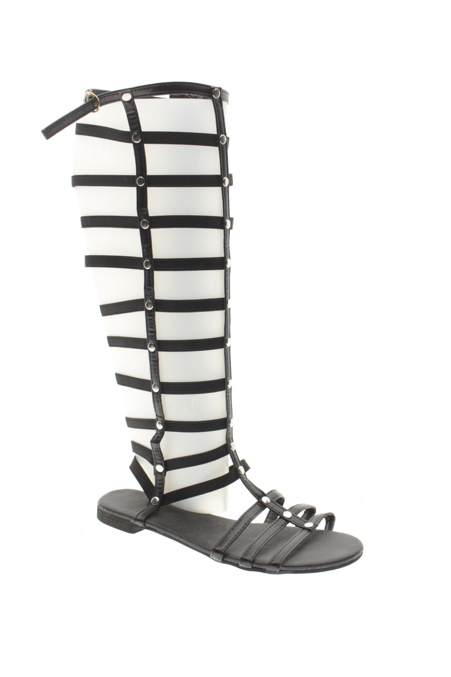 Sandalias planas de Jio&Ja de la talla 40, de color negro de