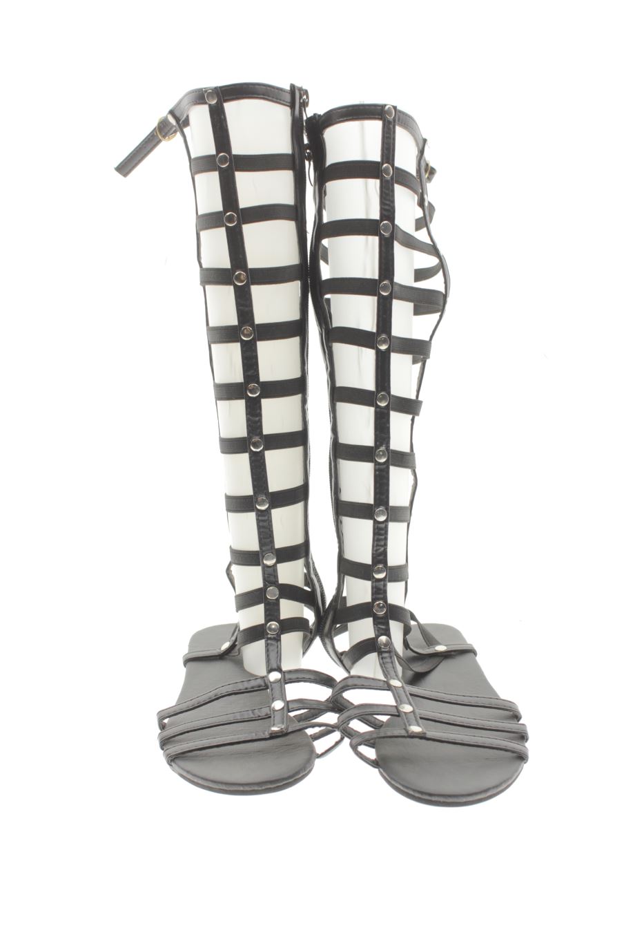 Sandalias planas de Jio&Ja de la talla 40, de color negro de