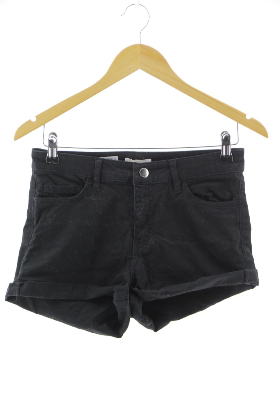 Shorts H&M de la taille 36, de couleur noir de denim