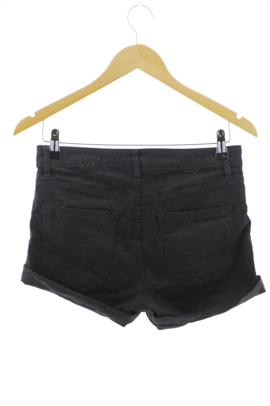 Shorts H&M de la taille 36, de couleur noir de denim