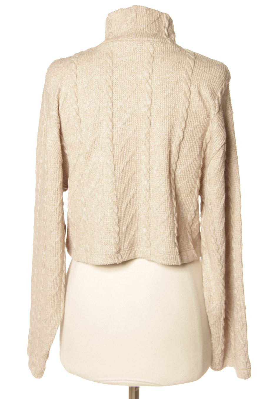Pull Zara de la taille M, de couleur beige