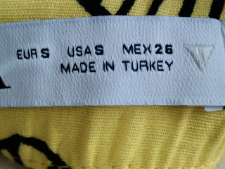 Falda de Zara de la talla 36, de color estampado