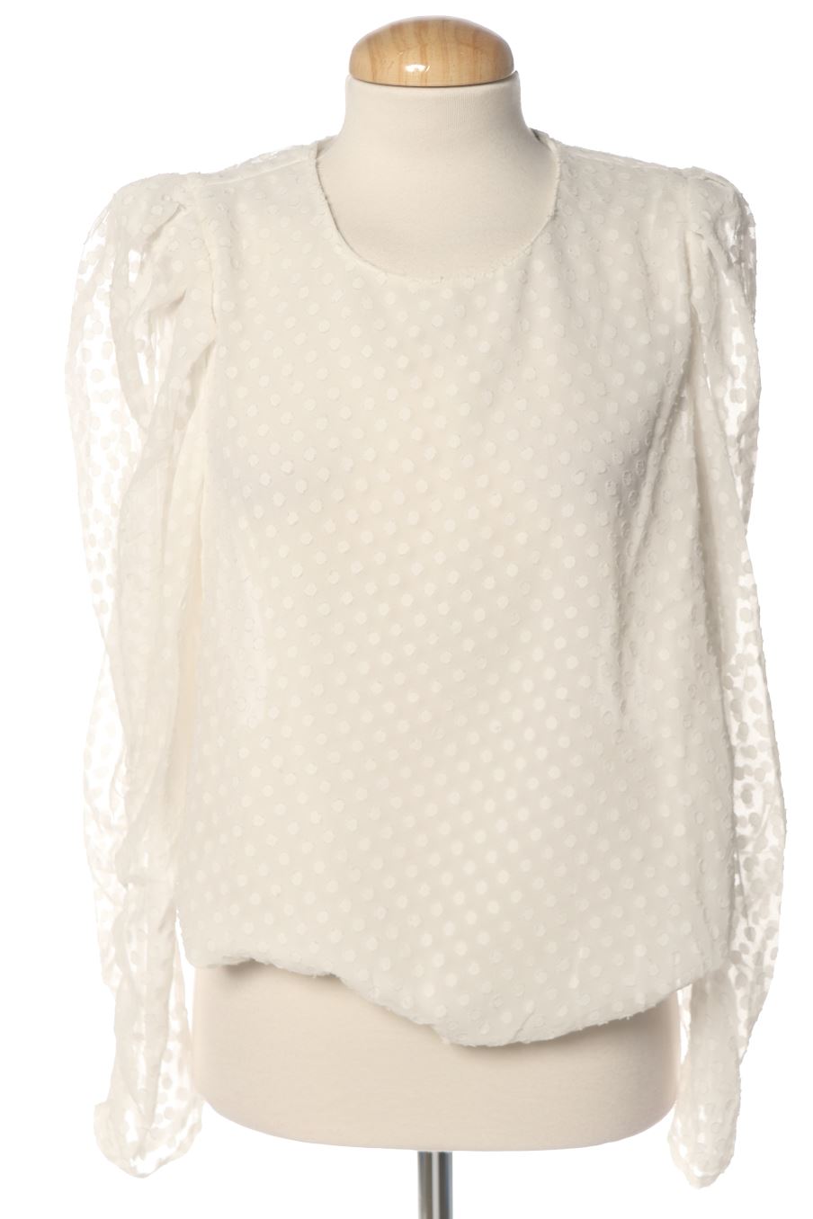 Blusa a maniche lunghe de Sfera de la talla M, de color bianco