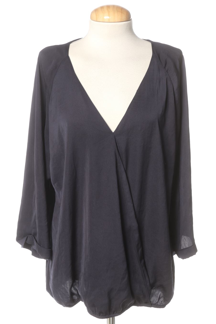 Blouse à manches longues Promod de la taille M, de couleur bleu marine