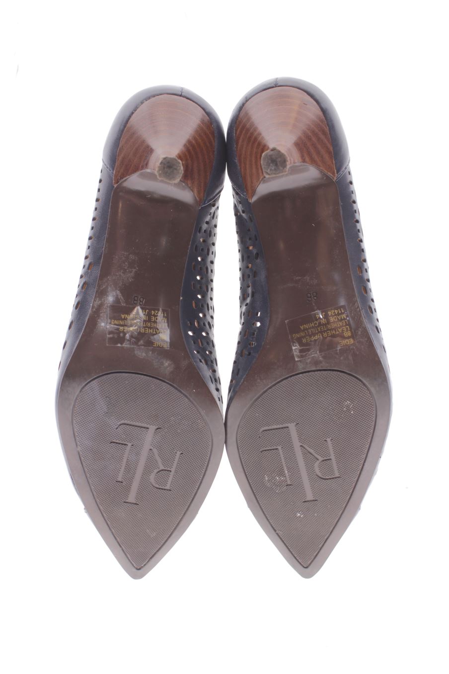 Zapatos de tacon de Ralph Lauren de la talla 39, de color azul marino de