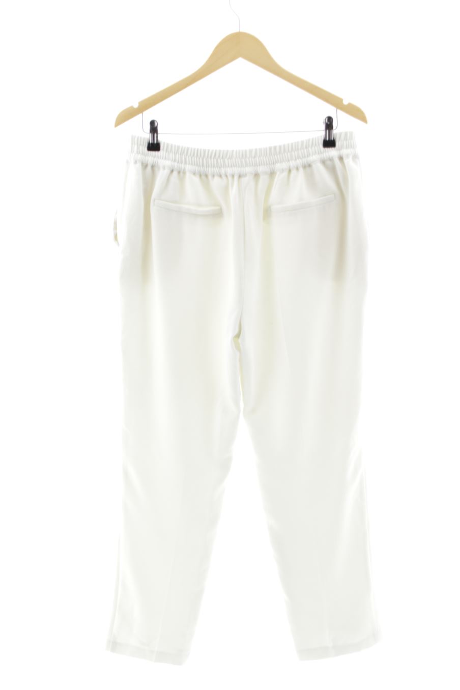 Pantalón Casual de Promod de la talla 42, de color blanco
