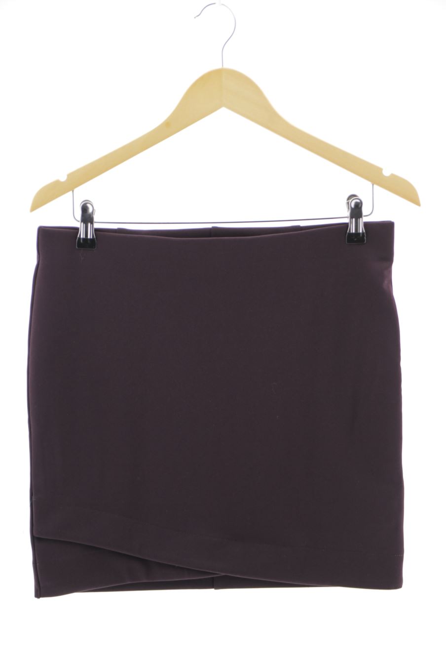 Falda de H&M de la talla 42, de color morado