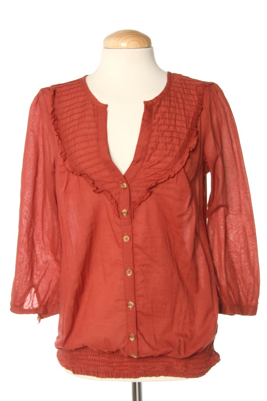 Camicia de Stradivarius de la talla M, de color bordeaux