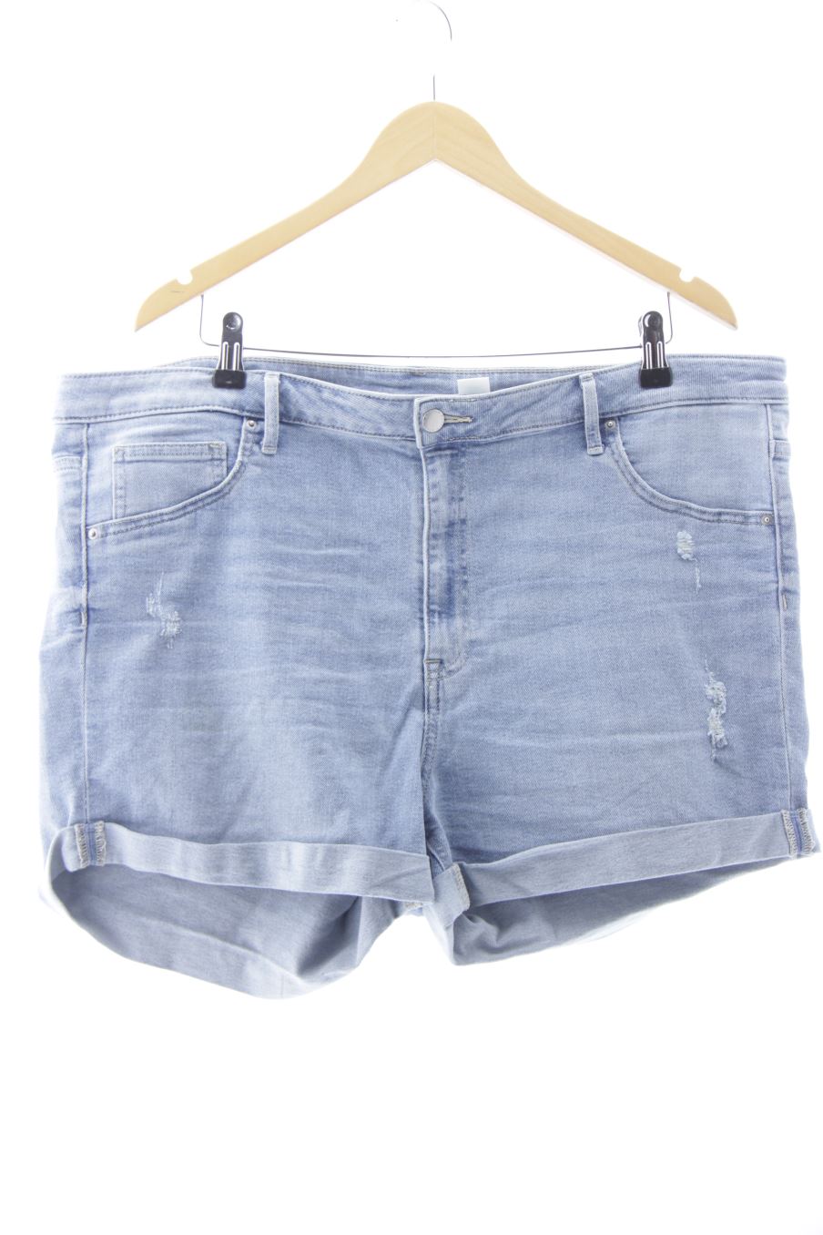 Kurze Hose von H&M Größe 54, Farbe Blau, aus Jeanskleidung für