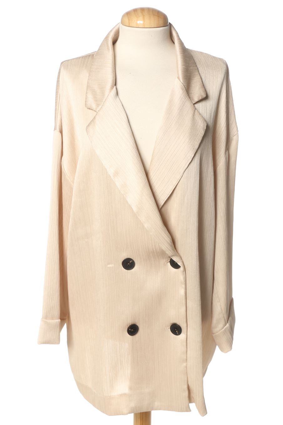 Blazer de Zara de la talla L, de color beige