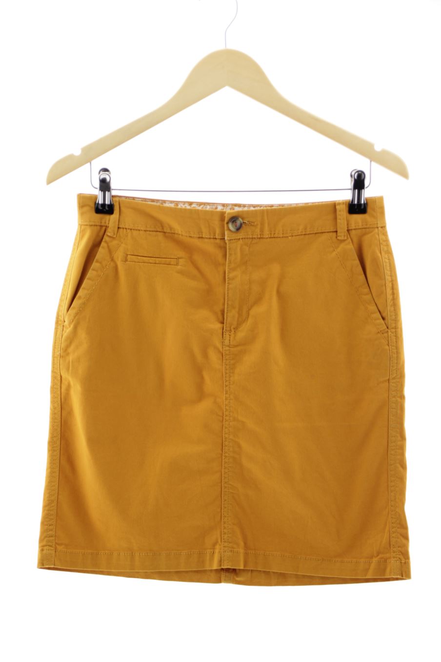 Jupe Camaieu de la taille 38, de couleur moutarde