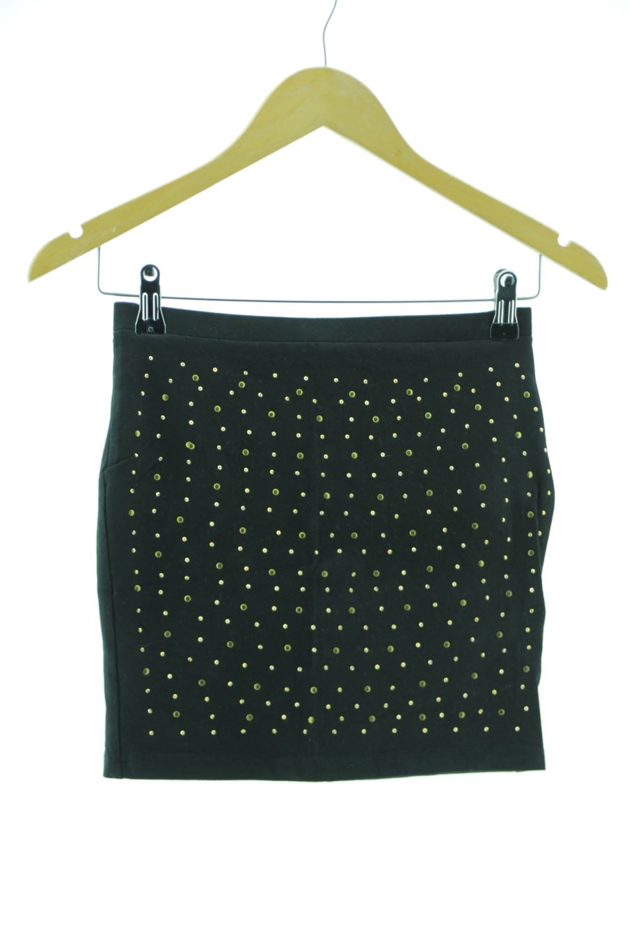 Falda de Stradivarius de la talla S, de color negro