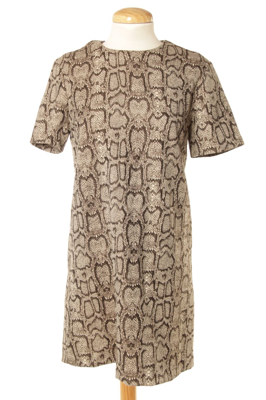 Einfaches Kleid von Zara Größe XS, Farbe Animal print, für