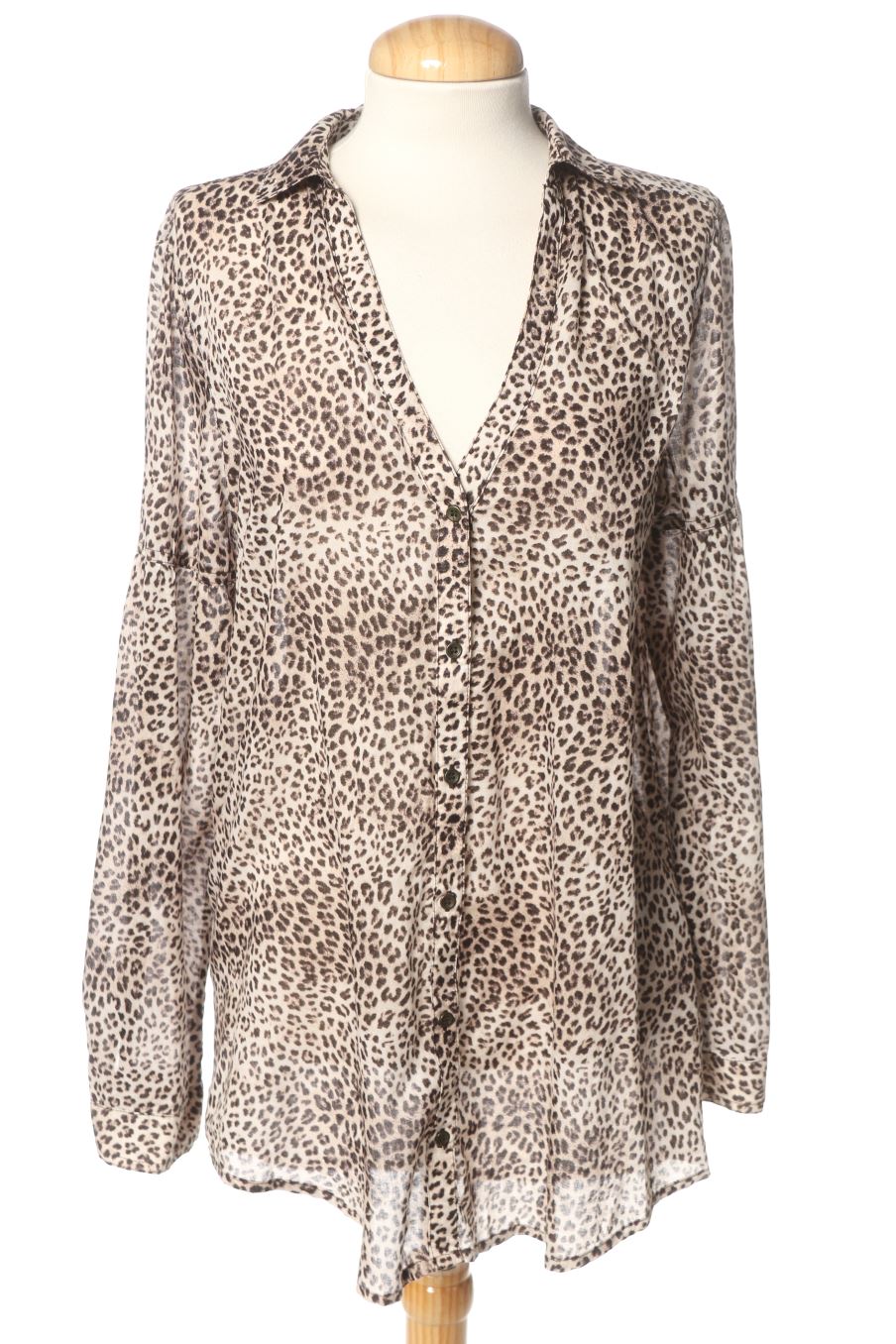 Camicia de Zara de la talla M, de color stampa animalier