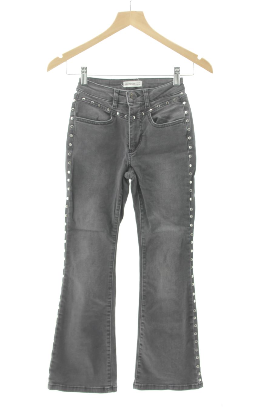Jeans Brownie de la taille 32, de couleur noir de denim