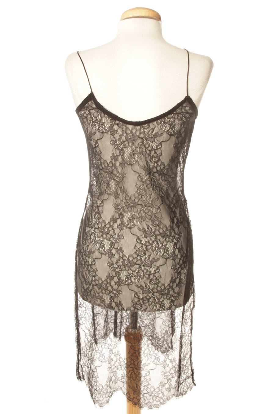 Vestido casual de Bershka de la talla XS, de color negro