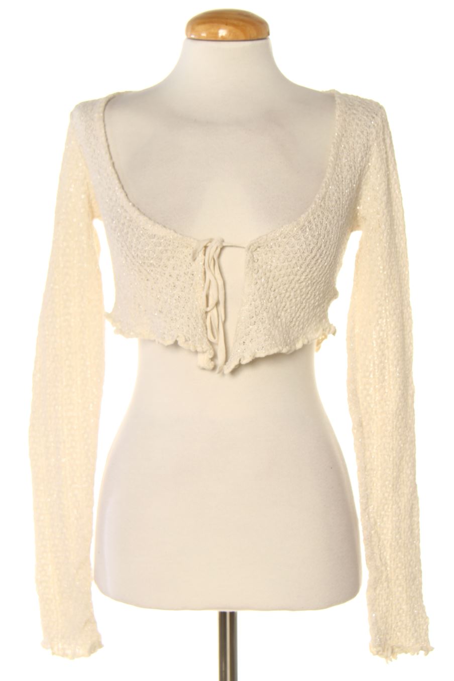 Gilet Bershka de la taille XS, de couleur beige