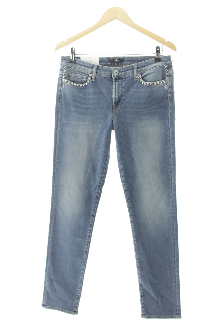 Jeans For all mankind de la taille 40, de couleur bleu de denim
