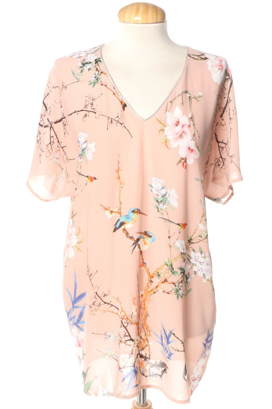 Blouse à manches courtes MissKoo de la taille L, de couleur imprimés