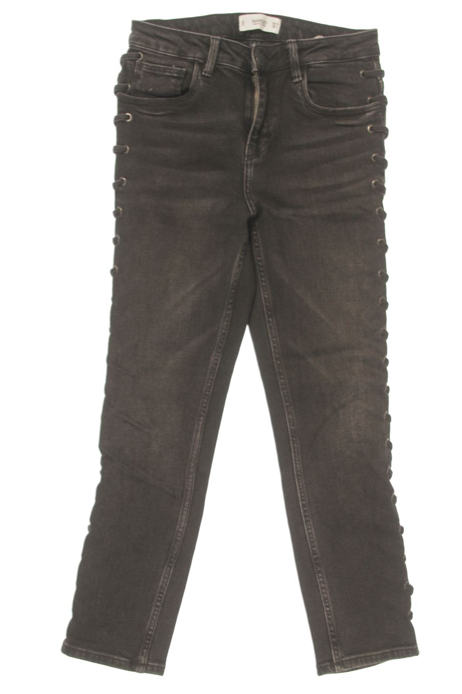 Jeans Mango de la taille 34, de couleur noir de denim