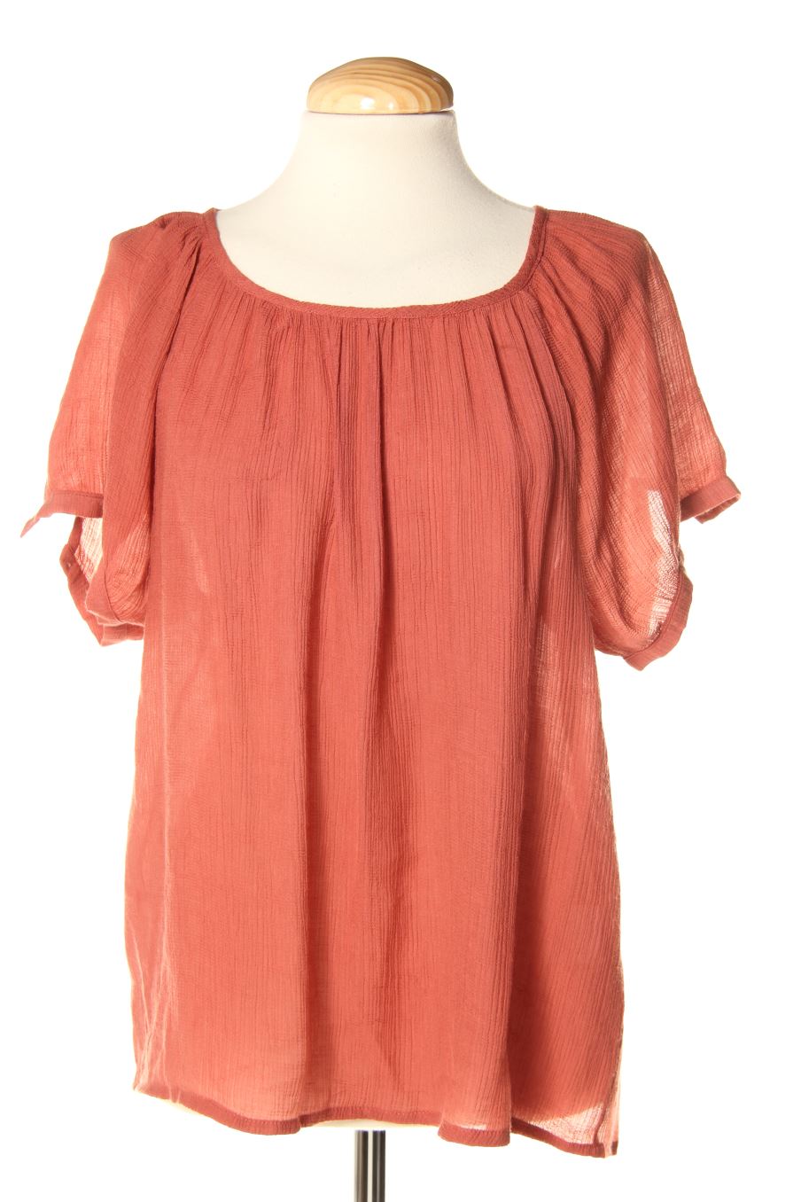 Blusa de manga corta de Renatta&go de la talla S, de color marrón