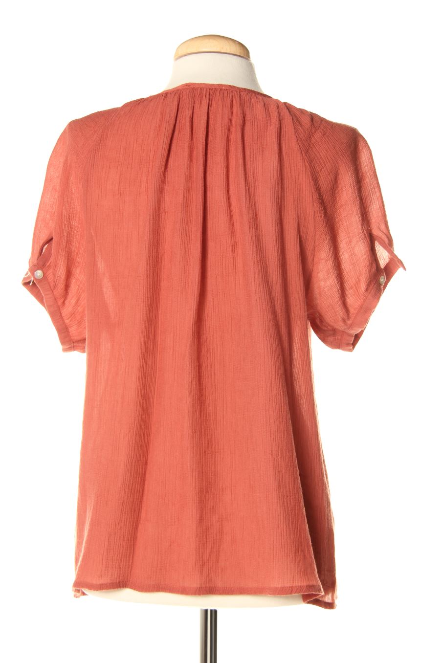 Blusa de manga corta de Renatta&go de la talla S, de color marrón