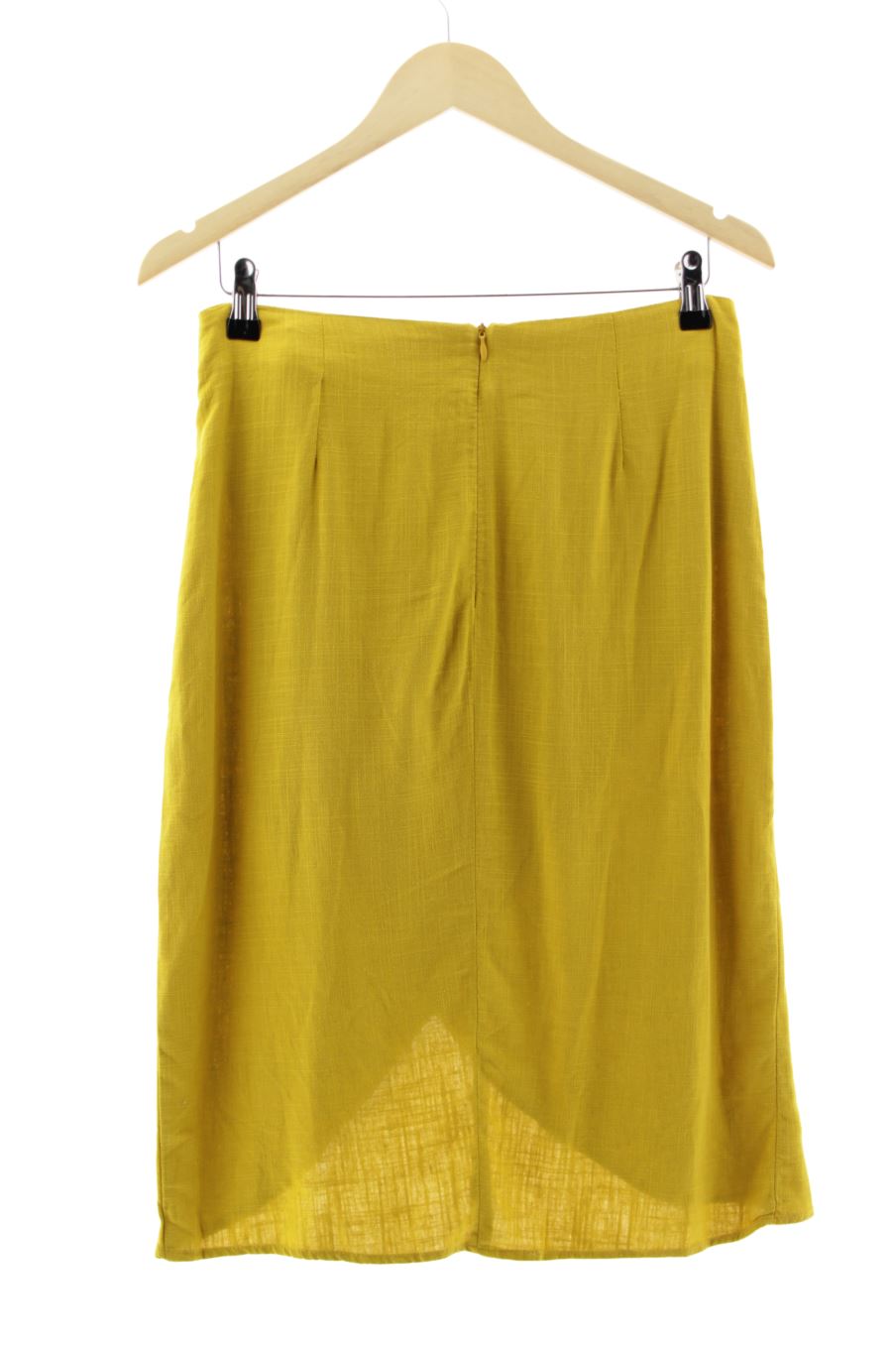 Jupe Zara de la taille M, de couleur moutarde