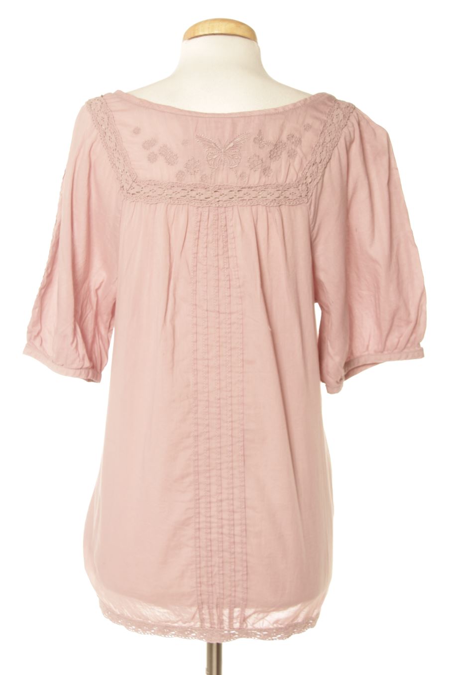 Blouse à manches courtes Edc (ESPRIT) de la taille S, de couleur pourpre