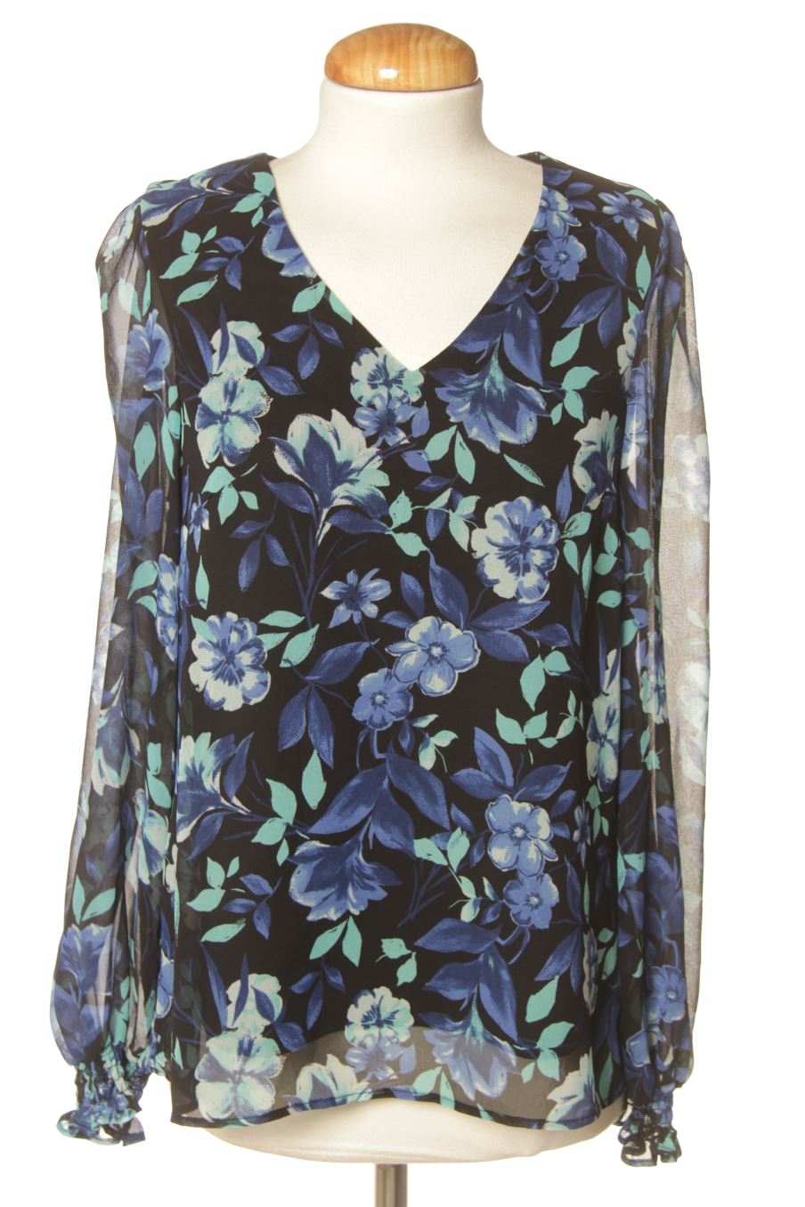 Langärmelige Bluse von Vila Größe 38, Farbe Aufdruck, für