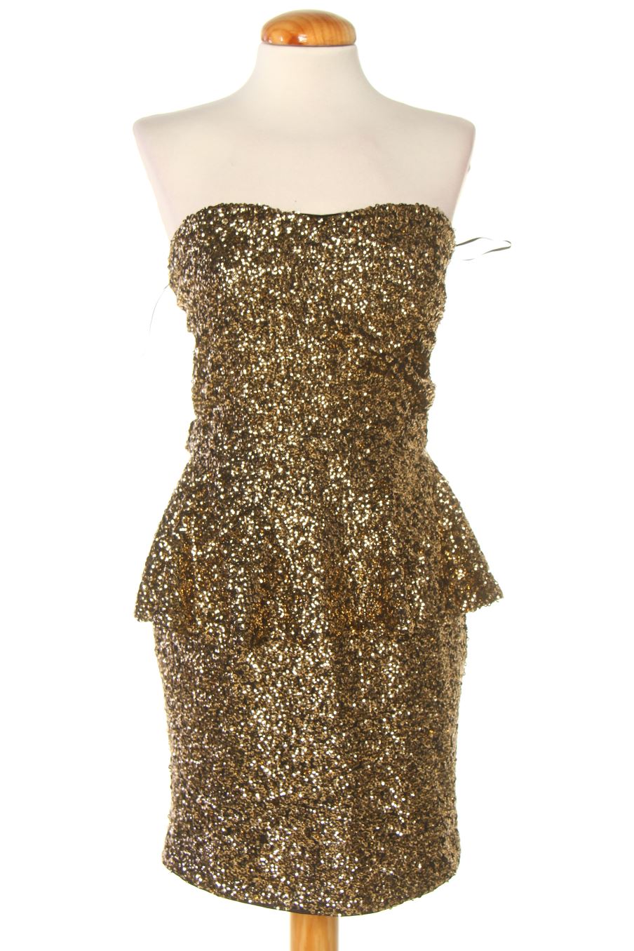 Aufwändiges Kleid von SUITEBLANCO Größe S, Farbe Golden, für